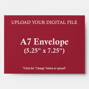 Upload Your Own Design A7 Envelope