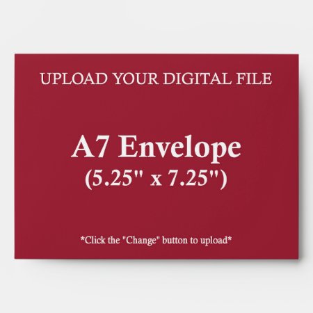 Upload Your Own Design A7 Envelope