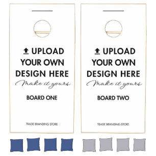 Upload Your Own Design Custom Cornhole Set