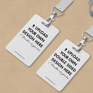 Upload Your Own Design Custom ID Employee Office Badge