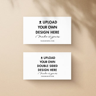 Upload Your Own Design Custom Printing Business Card