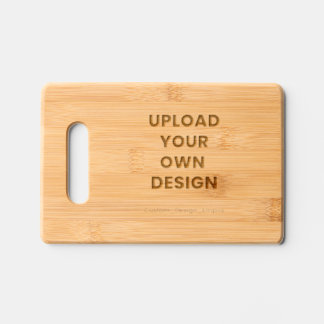 Upload Your Own Design Here | Black and White Engraved Cutting Board
