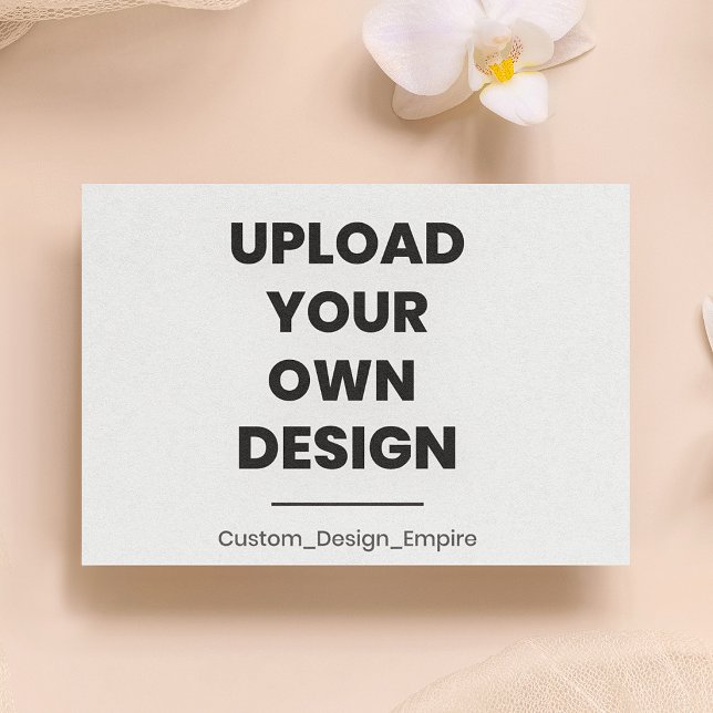 Upload Your Own Design Here Custom Invitation Postcard (Creator Uploaded)
