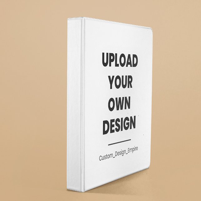 Upload Your Own Design Here | Custom Template 3 Ring Binder (Creator Uploaded)