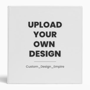 Upload Your Own Design Here   Custom Template 3 Ring Binder