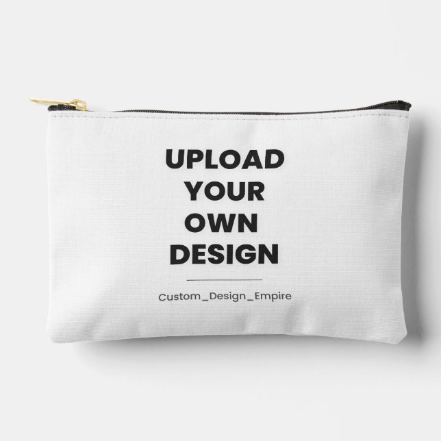 Upload Your Own Design Here | Custom Template Accessory Pouch (Front)