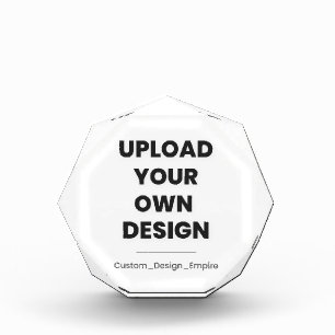 Upload Your Own Design Here   Custom Template Acrylic Award