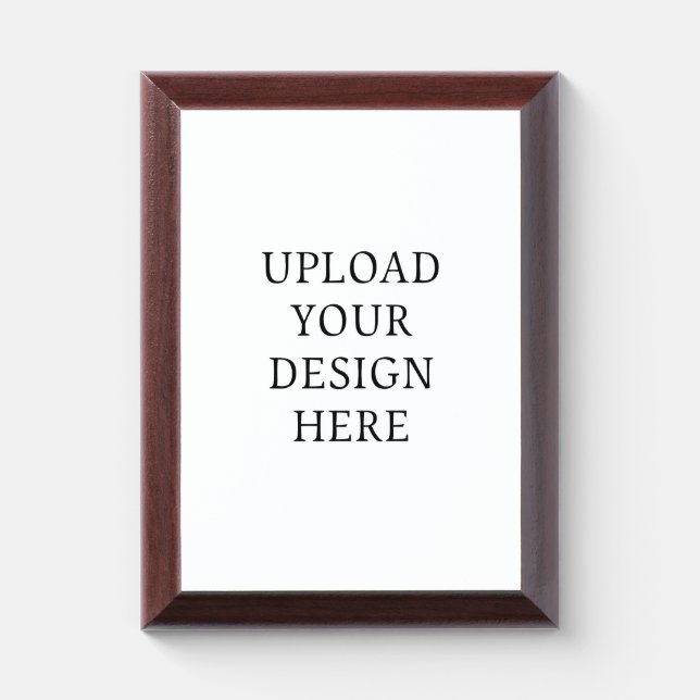 Upload Your Own Design Here | Custom Template  Award Plaque (Vertical)