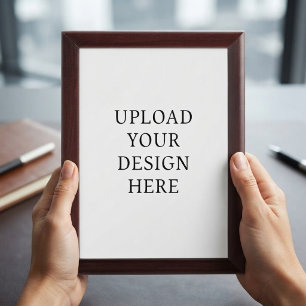 Upload Your Own Design Here Custom Template Award Plaque