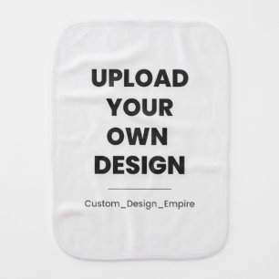 Upload Your Own Design Here   Custom Template Baby Burp Cloth