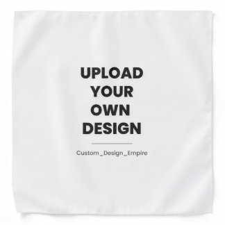 Upload Your Own Design Here | Custom Template Bandana