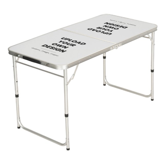 Upload Your Own Design Here | Custom Template Beer Pong Table (Angled)