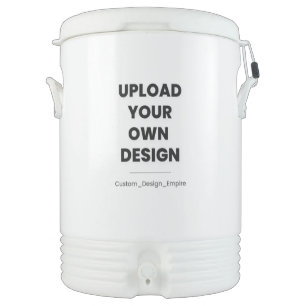 Upload Your Own Design Here   Custom Template Beverage Cooler