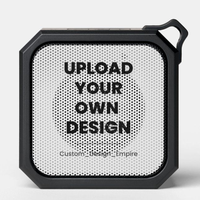 Upload Your Own Design Here | Custom Template Bluetooth Speaker (Front)