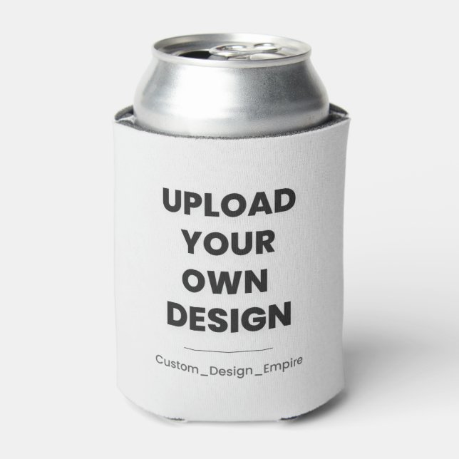 Upload Your Own Design Here | Custom Template Can Cooler (Can Front)