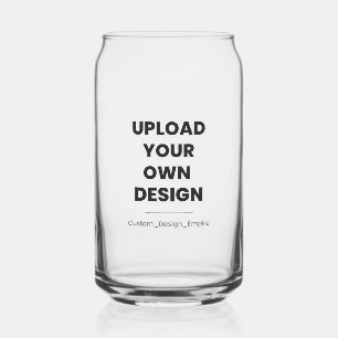 Upload Your Own Design Here   Custom Template Can Glass