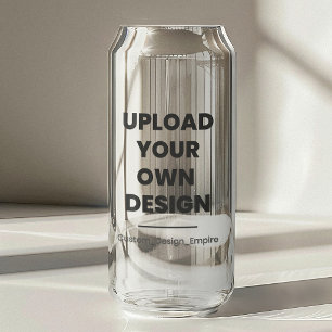 Upload Your Own Design Here   Custom Template Can Glass