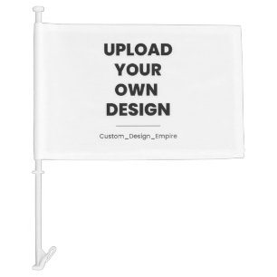 Upload Your Own Design Here   Custom Template Car Flag