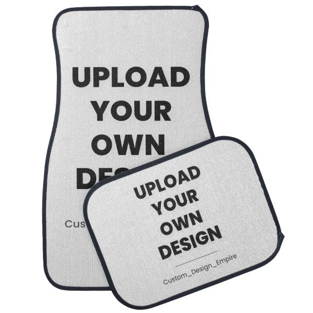 Upload Your Own Design Here | Custom Template Car Floor Mat (Set)
