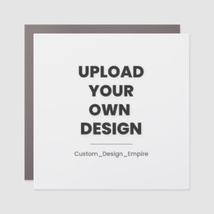 Upload Your Own Design Here   Custom Template Car Magnet