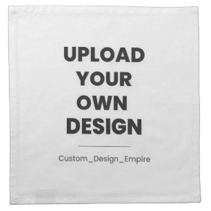Upload Your Own Design Here   Custom Template Cloth Napkin