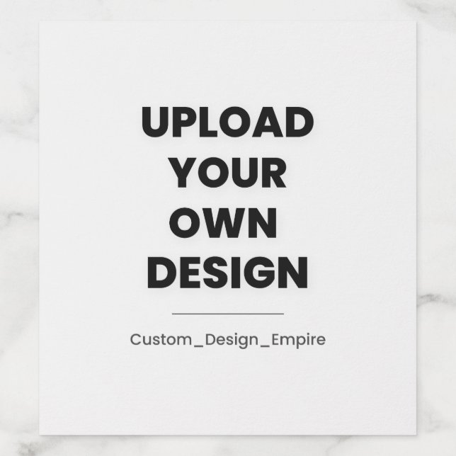 Upload Your Own Design Here | Custom Template Envelope Liner (Design)