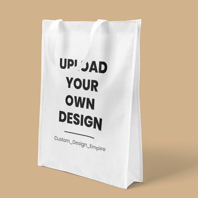 Upload Your Own Design Here | Custom Template Grocery Bag (Creator Uploaded)