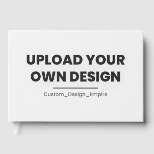 Upload Your Own Design Here   Custom Template Guest Book
