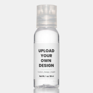 Upload Your Own Design Here | Custom Template Hand Sanitizer
