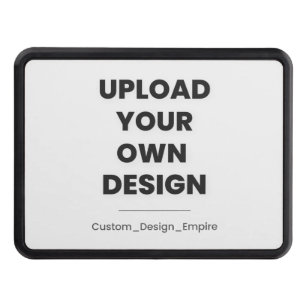 Upload Your Own Design Here   Custom Template Hitch Cover