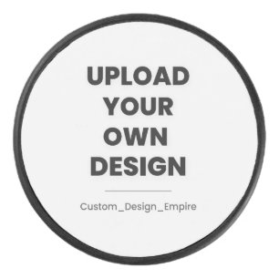 Upload Your Own Design Here   Custom Template Hockey Puck