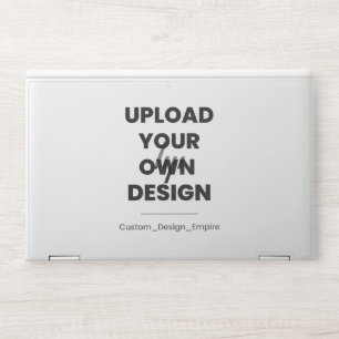 Upload Your Own Design Here   Custom Template HP Laptop Skin
