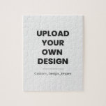 Upload Your Own Design Here | Custom Template Jigsaw Puzzle<br><div class="desc">Transform your ideas into reality ✨ Upload your own design, photo, or logo and create something truly one-of-a-kind! Whether it’s a gift, branding item, or personal artwork—this custom template lets you bring your vision to life instantly. 🎨📸 Just upload → adjust → order. Fast, easy, and made exactly your way....</div>