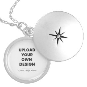 Upload Your Own Design Here   Custom Template Locket Necklace