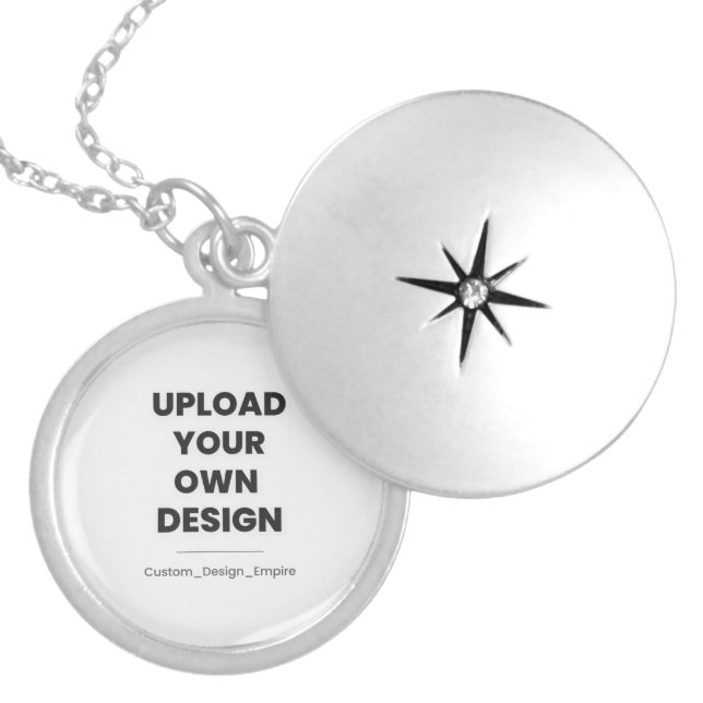 Upload Your Own Design Here | Custom Template Locket Necklace (Front)