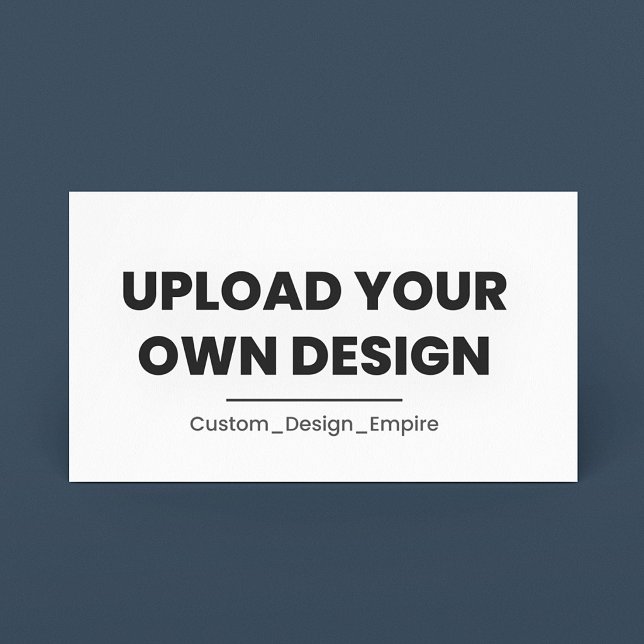 Upload Your Own Design Here | Custom Template Loyalty Card (Creator Uploaded)