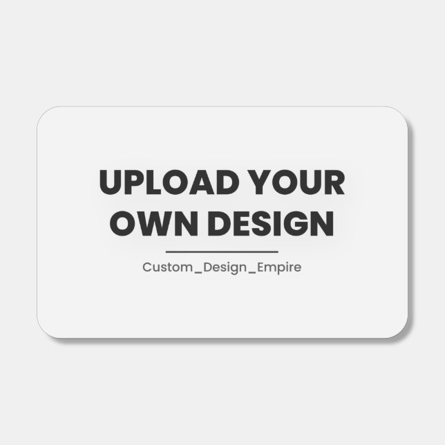 Upload Your Own Design Here | Custom Template Matchboxes (Front)