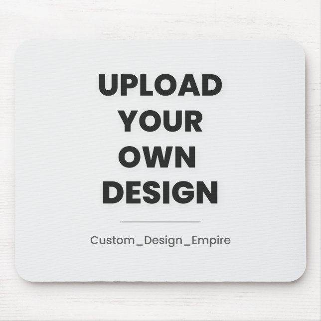 Upload Your Own Design Here | Custom Template Mouse Pad (Front)