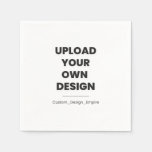 Upload Your Own Design Here | Custom Template Napkins