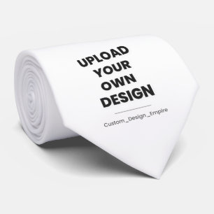 Upload Your Own Design Here   Custom Template Neck Tie