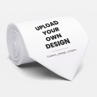 Upload Your Own Design Here | Custom Template Neck Tie