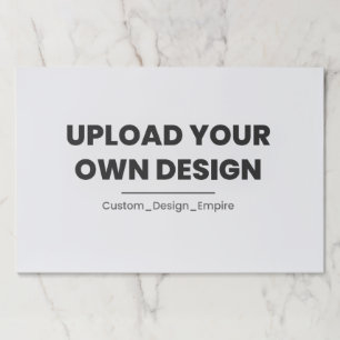 Upload Your Own Design Here   Custom Template Paper Pad