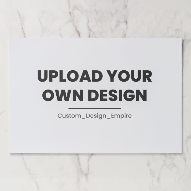 Upload Your Own Design Here | Custom Template Paper Pad (Front)