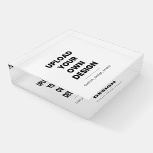 Upload Your Own Design Here   Custom Template Paperweight