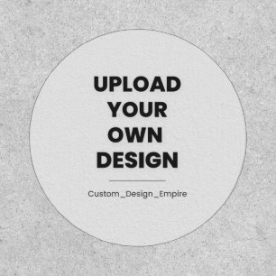 Upload Your Own Design Here   Custom Template Patch