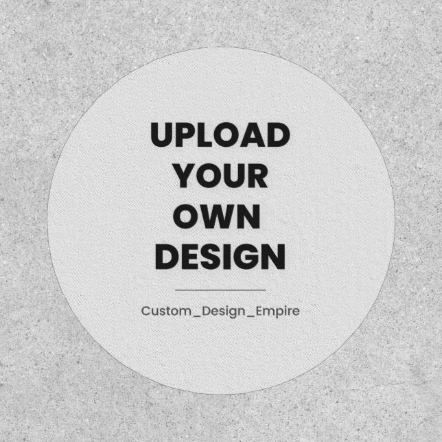 Upload Your Own Design Here | Custom Template Patch (Front)