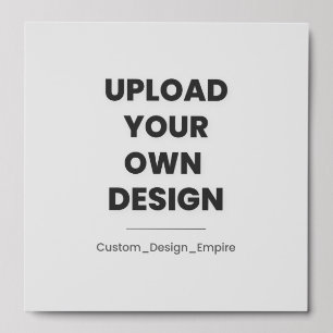 Upload Your Own Design Here   Custom Template Peel And Stick Photo Tile