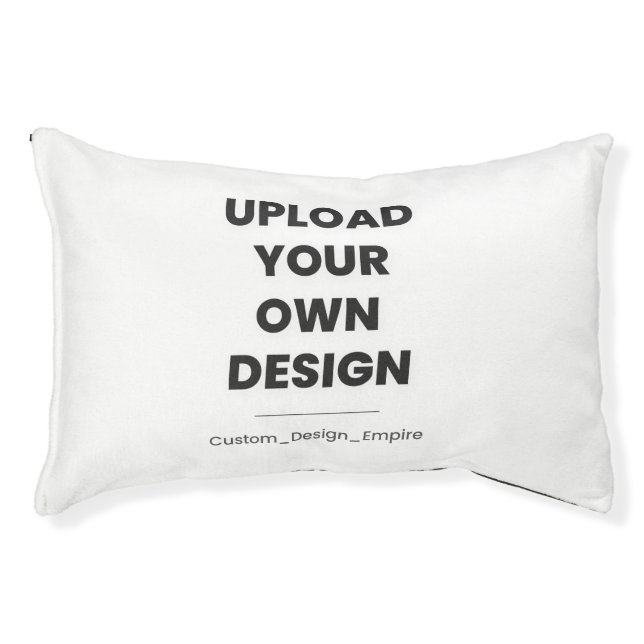 Upload Your Own Design Here | Custom Template Pet Bed (Front)