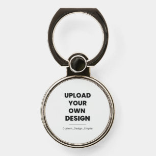 Upload Your Own Design Here   Custom Template Phone Ring Stand