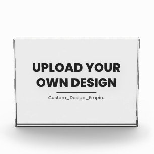 Upload Your Own Design Here   Custom Template Photo Block